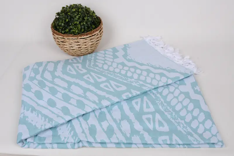 80x60 Cotton Set of 5 Towel, Halloween Gifts, Aesthetic Blanket, Decorative Blanket, Bridal Shower Gift, Woven Throw Blanket, Wedding Hand Made Gift - 5