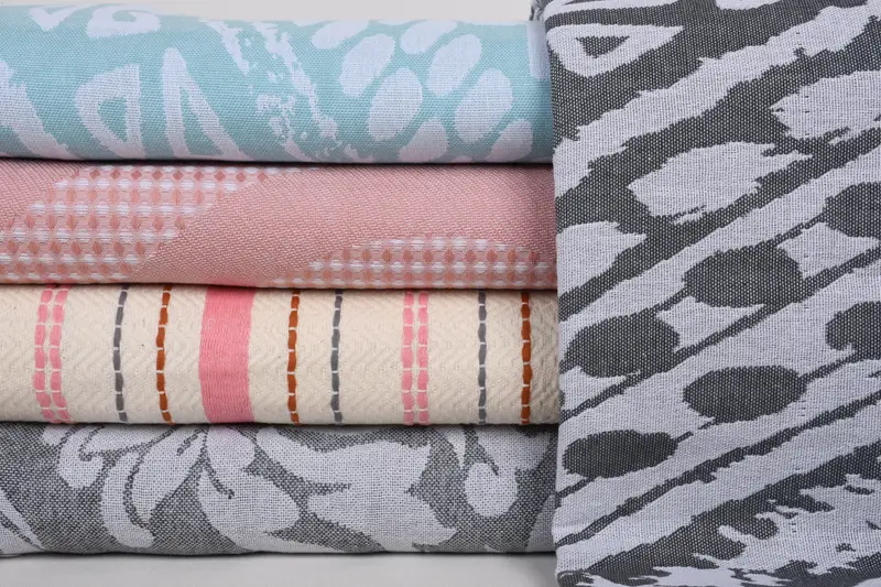 80x60 Cotton Set of 5 Towel, Halloween Gifts, Aesthetic Blanket, Decorative Blanket, Bridal Shower Gift, Woven Throw Blanket, Wedding Hand Made Gift - 2