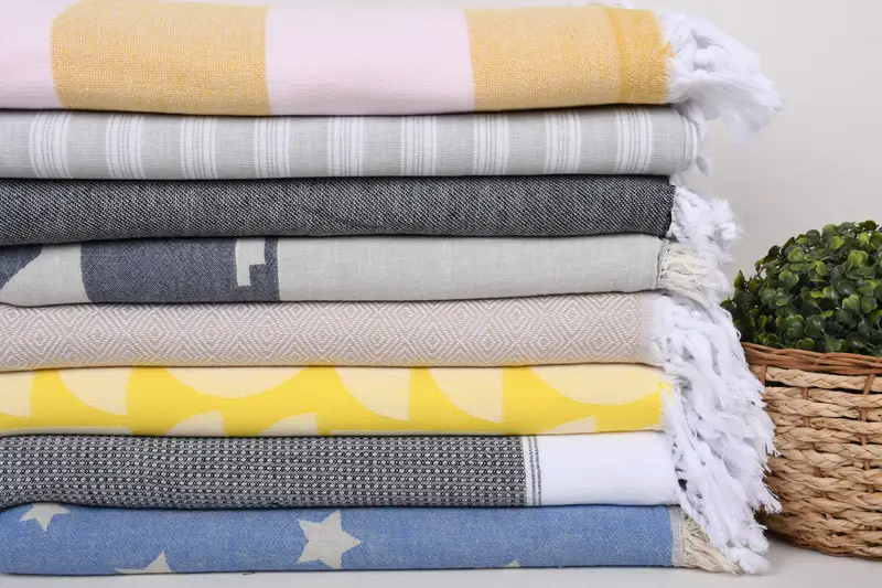 Custom Beach Towel, Quick-dry peshtemal, 70x40 Cotton Set of 8 Towel, Gift For Boyfriend, Bachelorette Party Gift, Luxury Turkish Bath Towel - 2