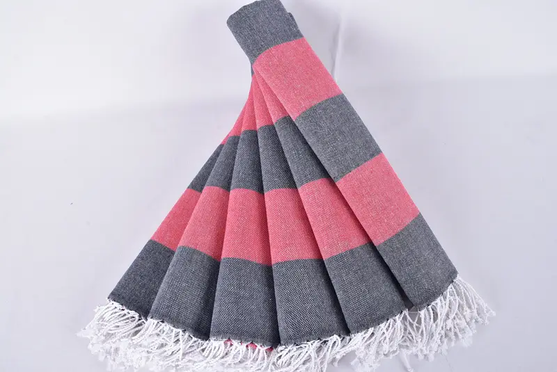 Turkish Towel USA, 70x40 Cotton Striped Towel, Beach Towel Bulk, Beach towel, Wedding Gifts Towel, Merry Christmas Gifts, Bridemaids Beach Towel - 4