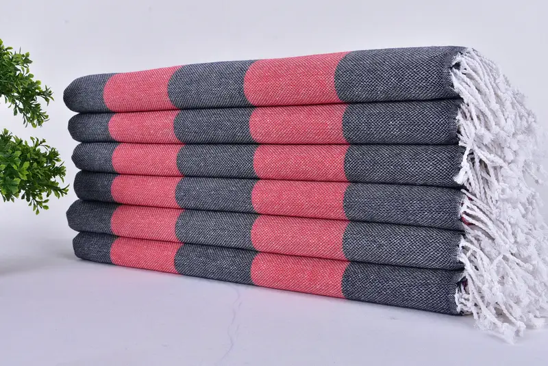 Turkish Towel USA, 70x40 Cotton Striped Towel, Beach Towel Bulk, Beach towel, Wedding Gifts Towel, Merry Christmas Gifts, Bridemaids Beach Towel - 3