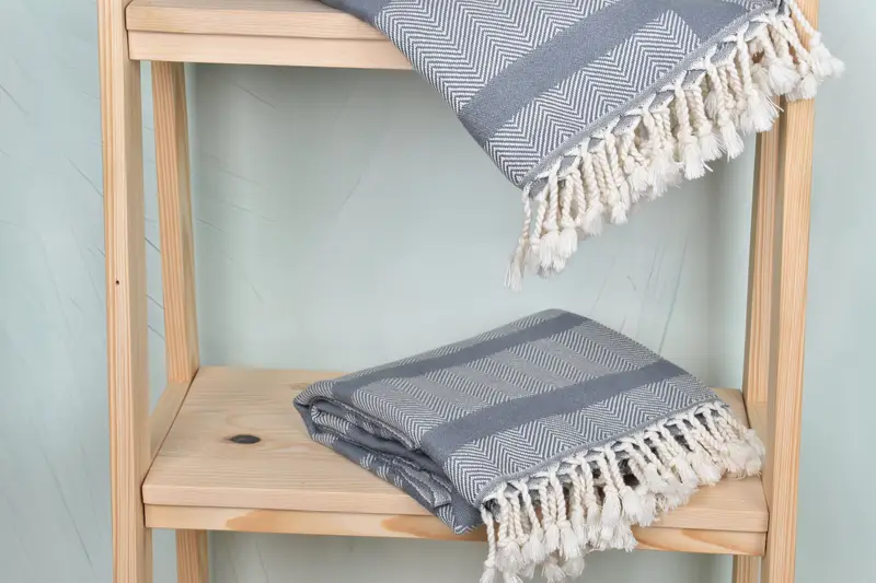 Travel towel, Bachelorette Gifts, Handmade Gift, 68x38 Cotton Chevron Towel, Beach Towel Bulk, Personalized Turkish bath towel for home decor - 5