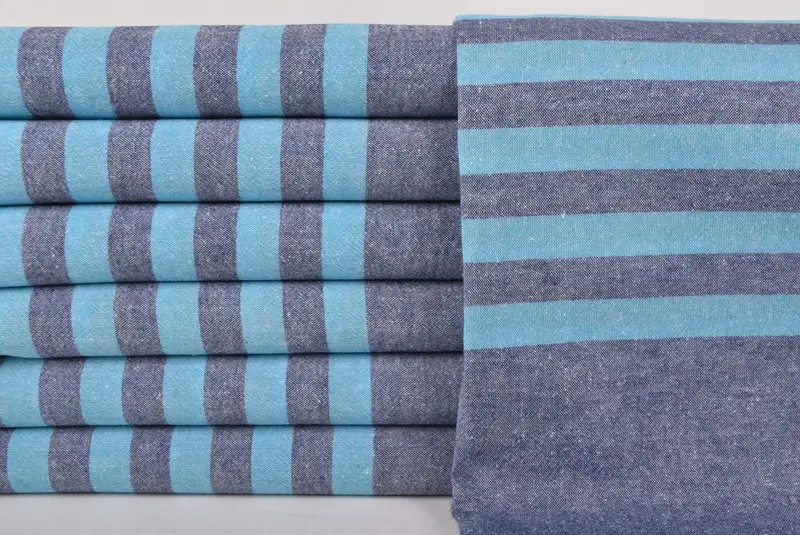 Custom Towel Beach, 70x36 Cotton Striped Towel, Authentic Turkish hammam peshtemal, Organic towel, Bridal Shower Gift, Employee Gifts, Fouta towel - 1