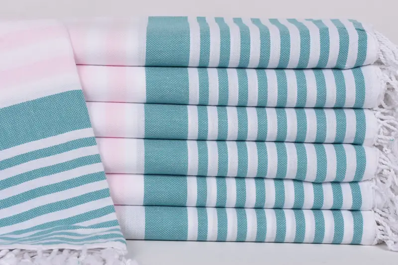 Turkish Towel USA, Wedding Gift For Bride, Housewarming Gift, Bachelor Gifts, 68x36 Cotton Striped Towel, Quick-drying cotton Turkish beach towel