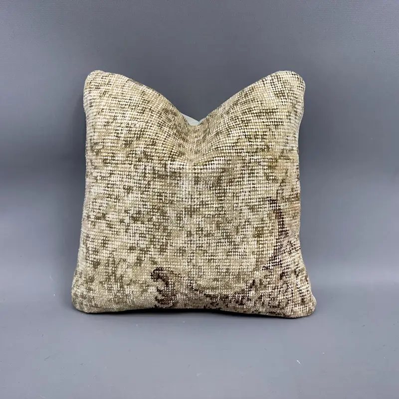 El Dokuma Kilim Kırlent, Vintage Güneybatı Dekorlu Yastık