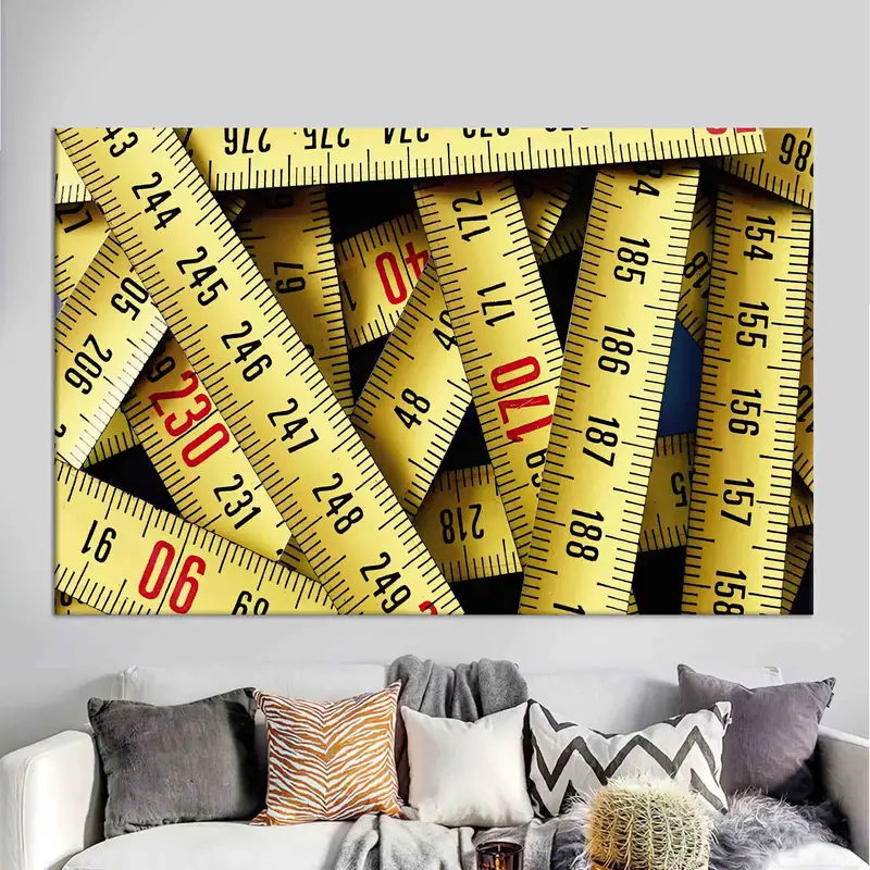 Elegant Printed Canvas: Tailored for Crafting & Studio Art