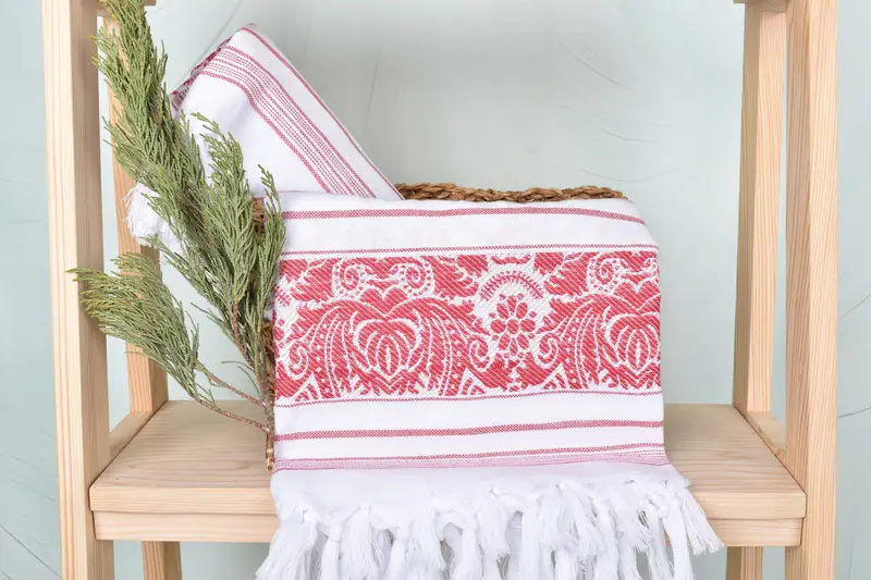 Thin towel, Quick-dry travel peshtemal towel, Large Turkish Towel, Organic Turkish towel, 68x40 Cotton Scorpion Design Towel, Bridal Shower Favor - 4