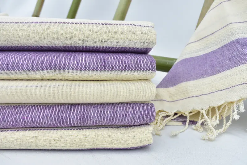Soft towel, 70x40 Cotton Geometric Towel, Beach towel, Gift For Wedding Day, Authentic Turkish hammam peshtemal, House Warming Gift, Organic towel - 2