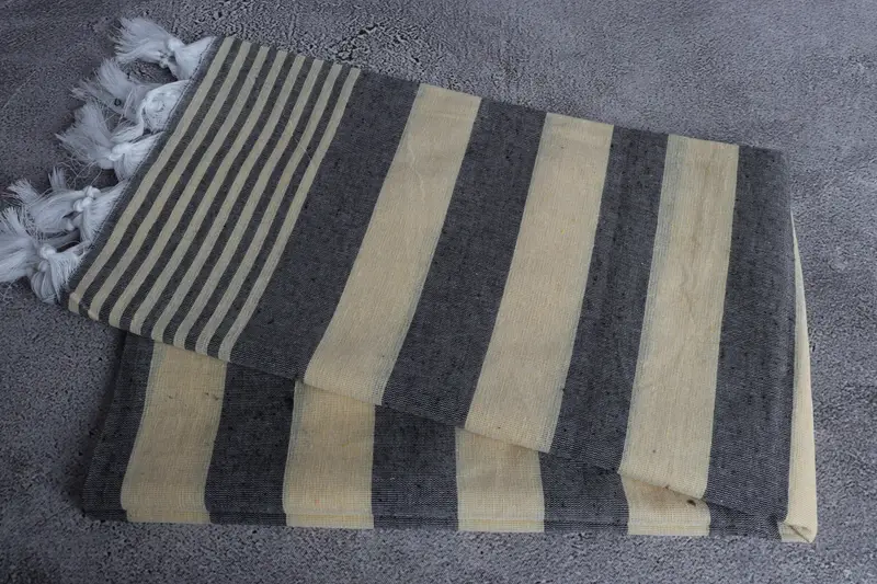 68x36 Cotton Striped Towel, Personalized Towel, Custom Gifts, Custom Wedding Gift, Personalized Turkish bath towel for home decor, Organic towel - 6