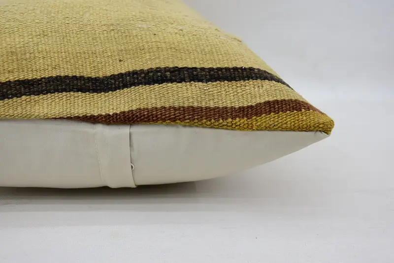 Pattern Throw Pillow Cover, Antique Pillows, Colorful Pillow Case, 16x24 Beige Pillow Cover, Pillow, Kilim Pillow Cover, Gift Pillow - 5