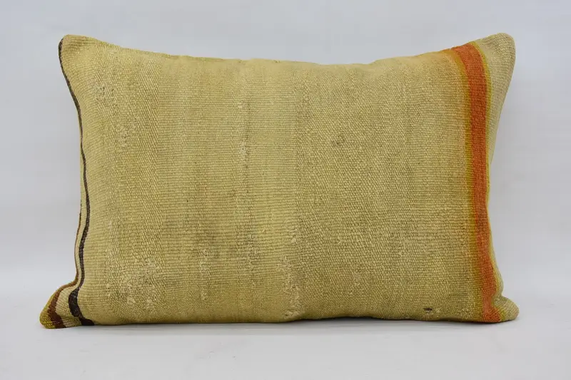 Pattern Throw Pillow Cover, Antique Pillows, Colorful Pillow Case, 16x24 Beige Pillow Cover, Pillow, Kilim Pillow Cover, Gift Pillow - 4