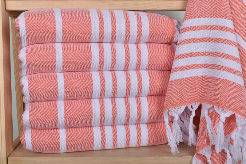 Custom Wedding Gifts, Kitchen Towel, 40x20 Cotton Zig zag Towel, House Warming Gift, Handmade Gift, Turkish Towel Hand Towel, Bridesmaid Gifts - 2