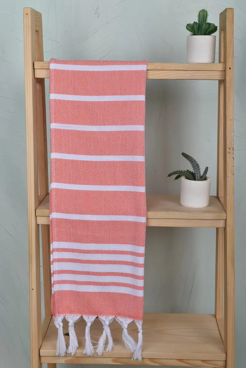 Custom Wedding Gifts, Kitchen Towel, 40x20 Cotton Zig zag Towel, House Warming Gift, Handmade Gift, Turkish Towel Hand Towel, Bridesmaid Gifts - 8