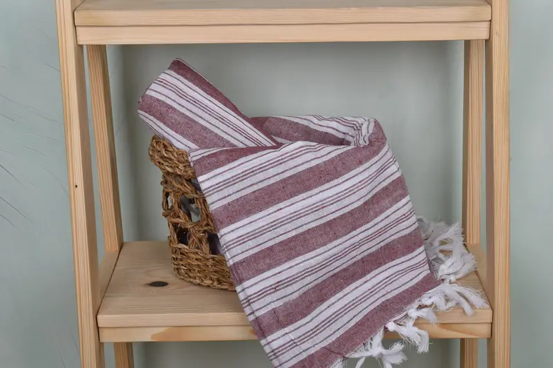 70x40 Cotton Striped Towel, Bridesmaid Gift, Bath towel, Best Wedding Gift, Extra large Turkish bath towel, Bridal Shower Gifts, Bridesmaid Gifts - 4