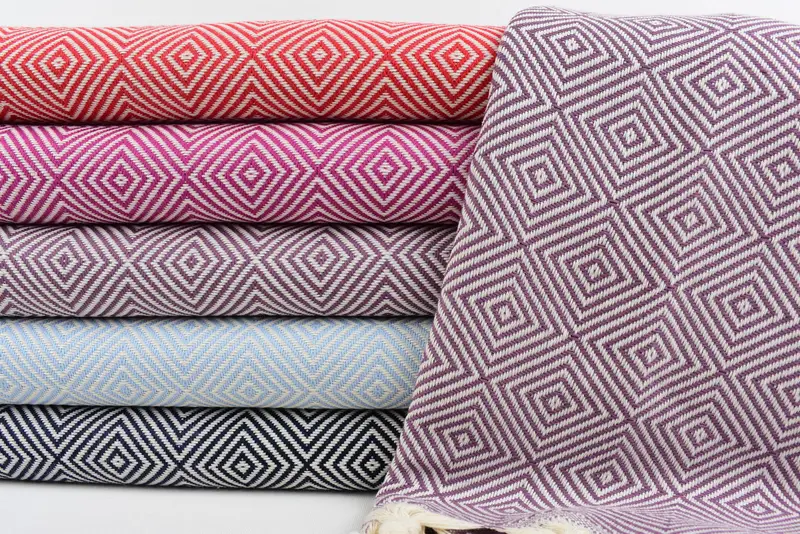 Dekoratif havlu, Türk havlu el havlu, monogram el havlu, kişiselleştirilmiş hediye, 36x20 pamuklu elmas havlu, gelin için düğün günü hediyesi - 2