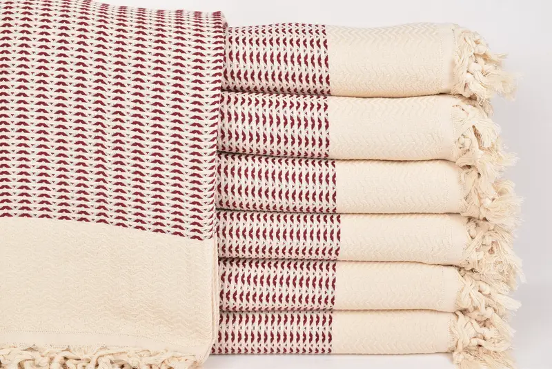 Bachelor Gifts, Turkish Blanket Throw, Woven Blanket, Oversized Beach Towel, Custom Wedding Gifts, Custom Blanket, 90x76 Cotton Diamond Towel - 1