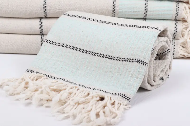 Custom Gift, Turkish Bath Towel USA, Bachelorette Towel, 70x40 Linen Striped Towel, Memorial Gift, Housewarming Gift, Bachelorette Gifts - 4