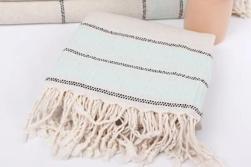 Custom Gift, Turkish Bath Towel USA, Bachelorette Towel, 70x40 Linen Striped Towel, Memorial Gift, Housewarming Gift, Bachelorette Gifts - 5