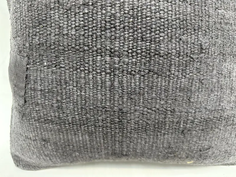 Handmade Pillow Sham, Handmade Kilim Cushion, 16x16 Gray Cushion, Pillow Case, Turkish Kilim Pillow, Boho Pillow, Anatolian Pillow Cover - 2