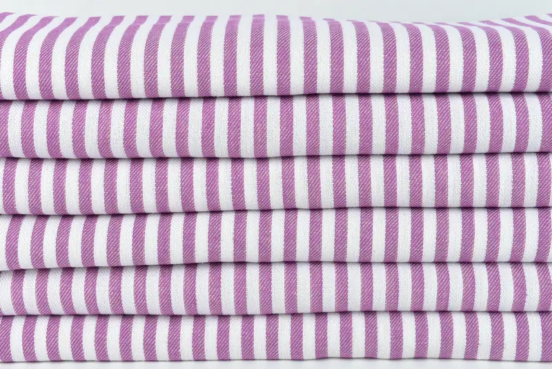 Christmas Tablecloth, Housewarming Gift, Woven Blanket, 104x76 Cotton Striped Towel, Shower Curtain, Bedspread, Bachelor Bachelorette Party Favors - 2