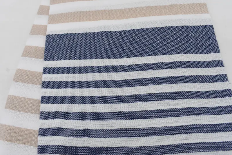 Bridal Shower Gift, Bridal Party Gifts, Unique Wedding Gift, Turkish Towel USA, Spa Towel, 68x36 Cotton Striped Towel, Bridesmaid Gift Towel - 5