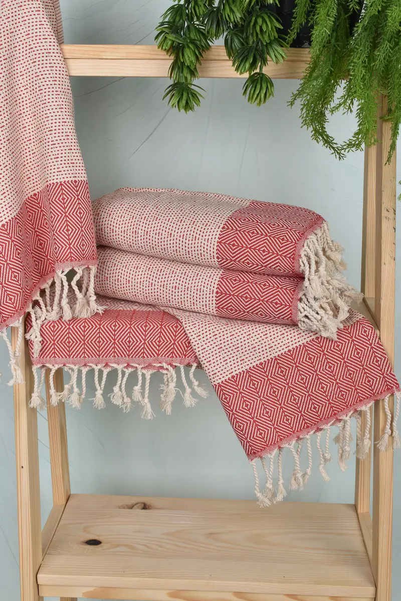 Bathroom Towels, Personalized Gifts, Summer Towel, 36x18 Cotton Diamond Towel, Anniversary Gift For Her, Organic Towel, Monogram Hand Towel - 6