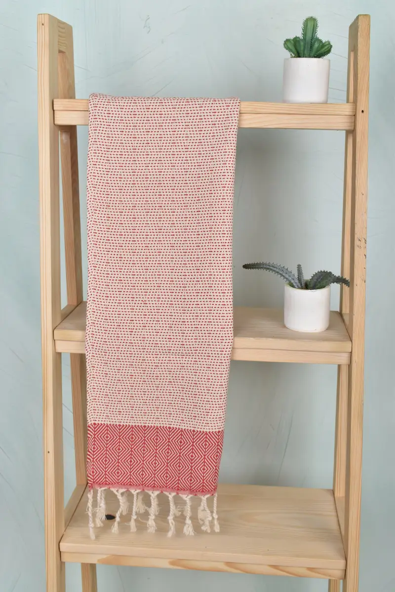 Bathroom Towels, Personalized Gifts, Summer Towel, 36x18 Cotton Diamond Towel, Anniversary Gift For Her, Organic Towel, Monogram Hand Towel - 8
