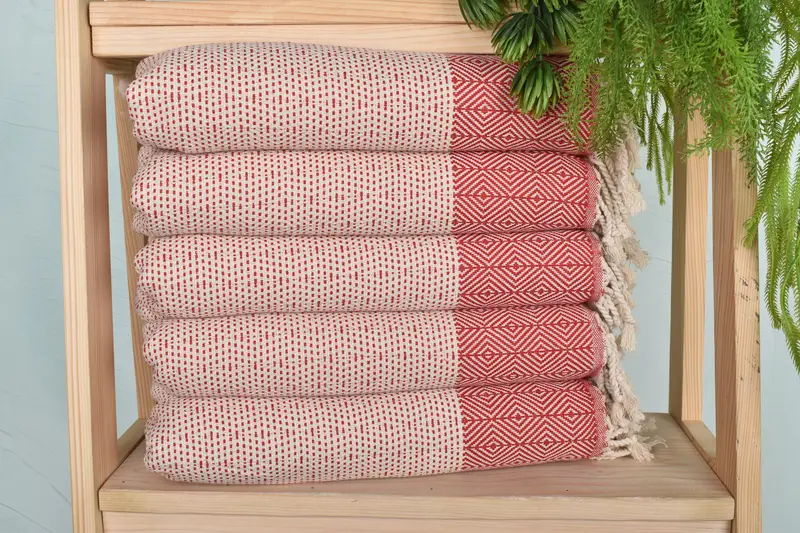 Bathroom Towels, Personalized Gifts, Summer Towel, 36x18 Cotton Diamond Towel, Anniversary Gift For Her, Organic Towel, Monogram Hand Towel - 1