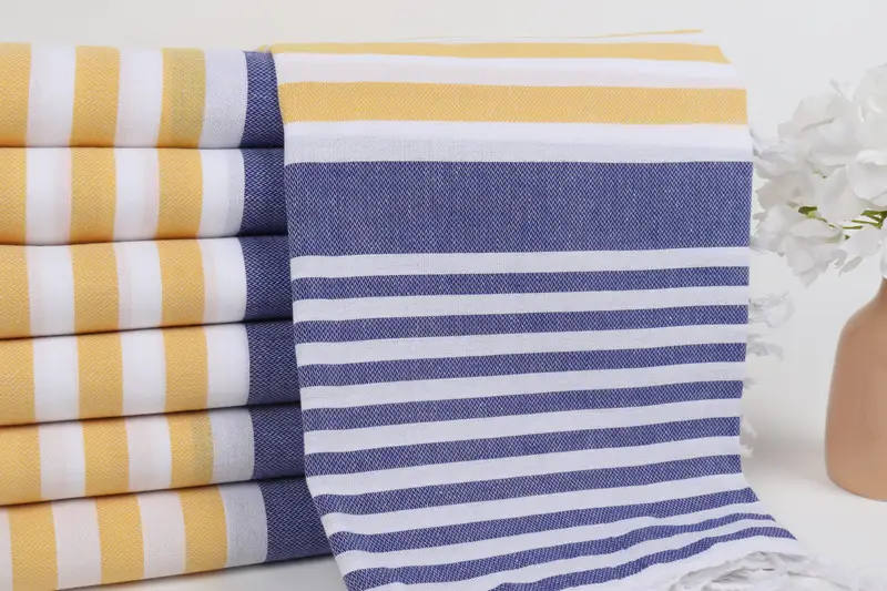 Bachelorette Party Gifts, Wedding Day Gift For Bride, 68x36 Cotton Striped Towel, Quick-Dry Beach Towel, Beach Towel Bulk, Organic Turkish towel - 2