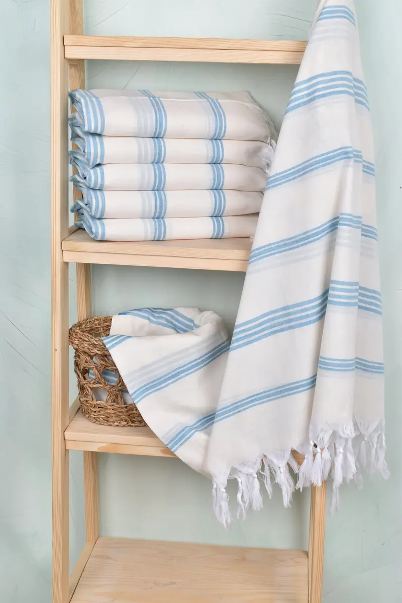Bachelorette Party Gift, 70x40 Cotton Striped Towel, Bridesmaid Gift Towel, Wedding Gift For Bride, Turkish beach towel, Peshtemal Towel USA - 3