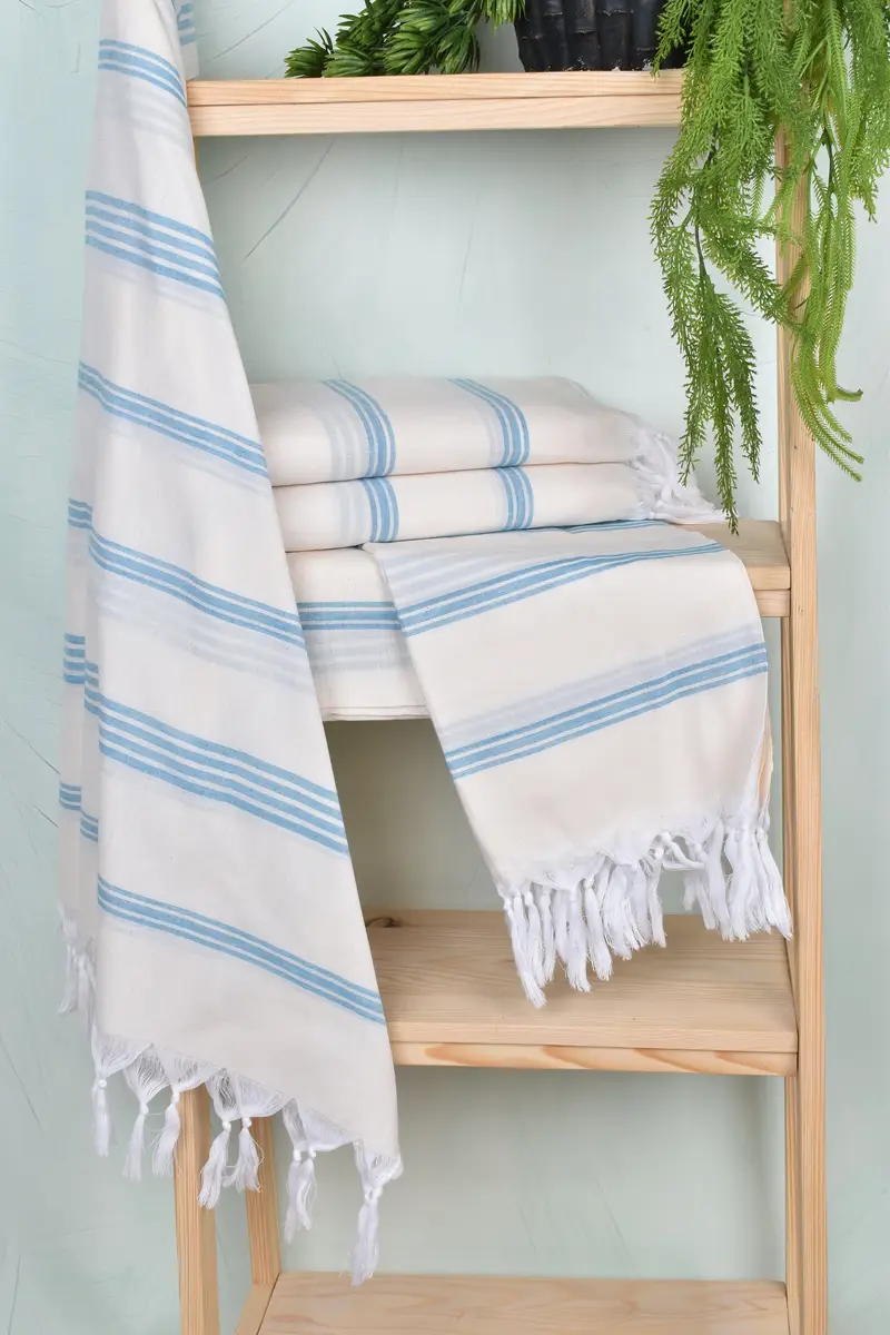Bachelorette Party Gift, 70x40 Cotton Striped Towel, Bridesmaid Gift Towel, Wedding Gift For Bride, Turkish beach towel, Peshtemal Towel USA - 6