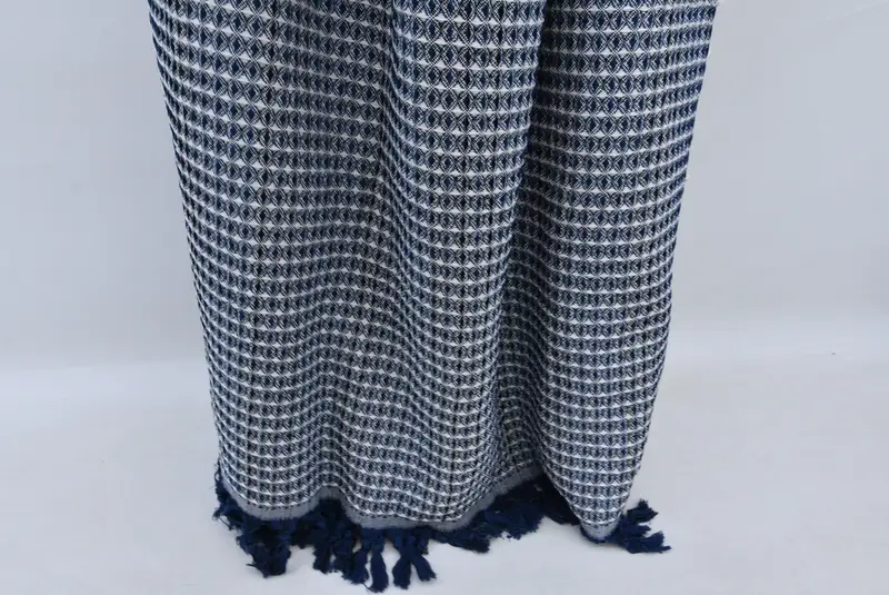 96x70 Cotton Striped Towel, Summer Gift, Organic Throw, Bedspread, Woven Throw Blanket, Beach Bachelorette Party Decorations, Bridal Shower Gift - 8