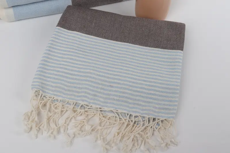 Personalized Gifts, 68x40 Cotton Striped Towel, Gym Towel, Custom Towel Beach, Sand-free towel, Monogrammed Beach Towel, Valentines Day Gift For Him - 5