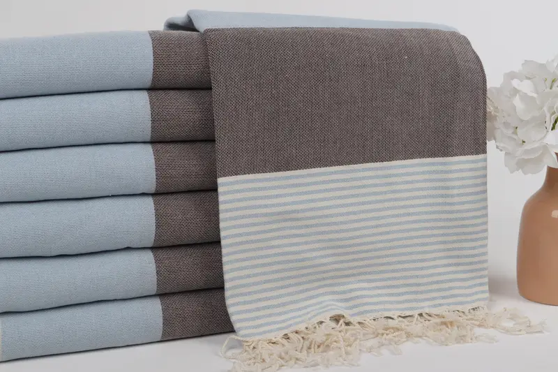 Personalized Gifts, 68x40 Cotton Striped Towel, Gym Towel, Custom Towel Beach, Sand-free towel, Monogrammed Beach Towel, Valentines Day Gift For Him - 2
