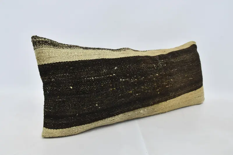 16x36 Brown Cushion, Antique Pillows, Bohemian Cushion Pillow, Cushion Cover, Interior Designer Pillow, Outdoor Cushion Case, Turkish Pillow - 3