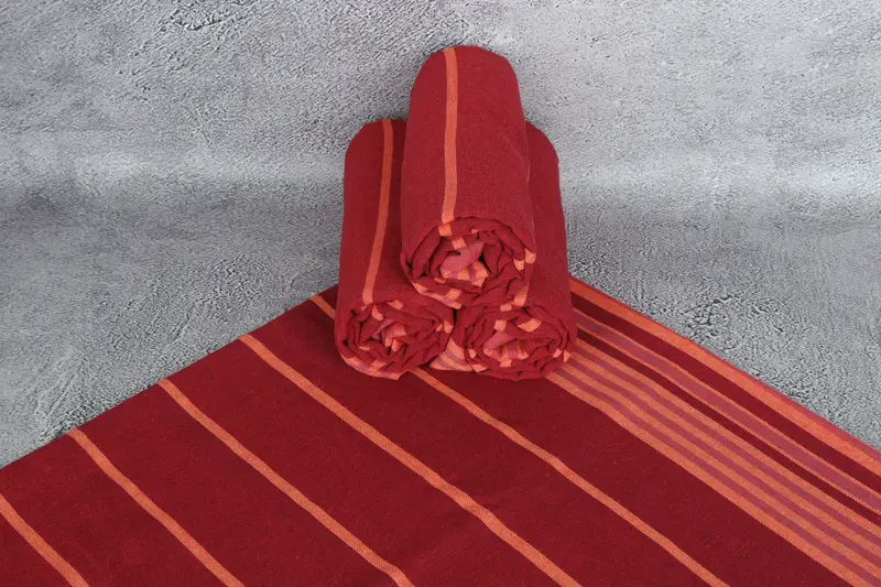 Housewarming Gift, 68x40 Cotton Striped Towel, Bridesmaid Gift Towel, Xmas Gifts, Best lightweight Turkish towel for travel USA, Custom Wedding Gift - 7