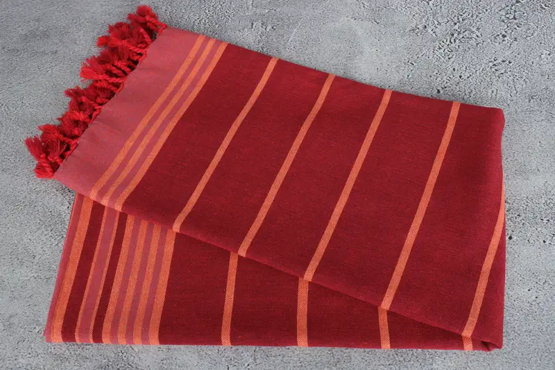 Housewarming Gift, 68x40 Cotton Striped Towel, Bridesmaid Gift Towel, Xmas Gifts, Best lightweight Turkish towel for travel USA, Custom Wedding Gift - 6