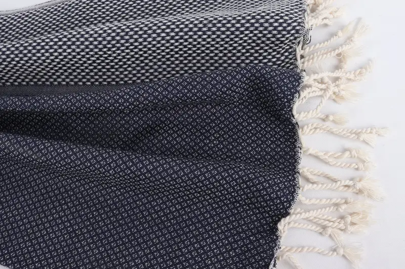 Personalized Gifts, 64x38 Cotton Geometric Towel, Fouta towel, Gift For Bride, Monogram Beach Towel, Absorbent Turkish peshtemal towel for beach use - 8