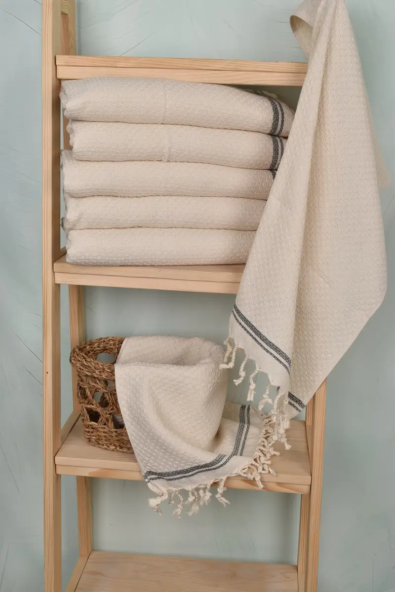 Best Wedding Gift, Turkish Hand Towel, Personalized Gifts, Custom Wedding Gifts, 38x18 Cotton Striped Towel, Bridesmaid Gift Towel, Bridesmaid Gifts - 3
