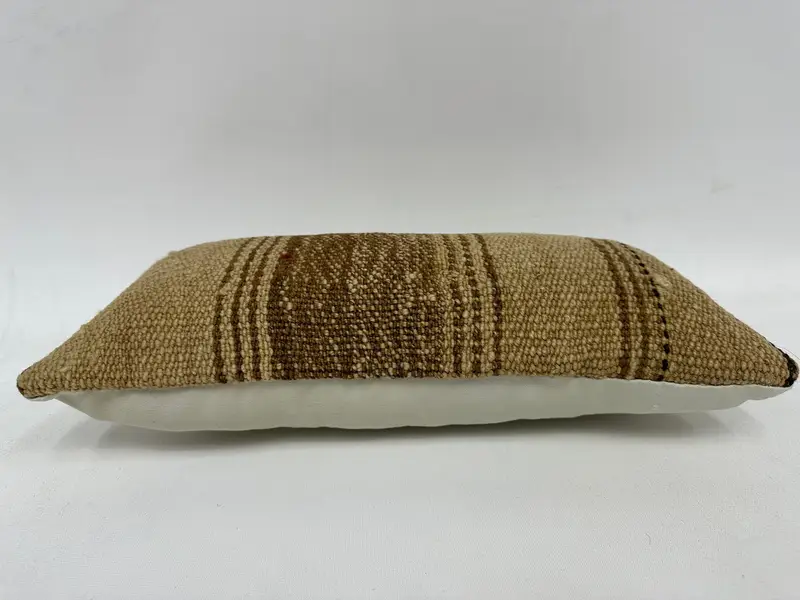 Muted Pillow Sham, 8x16 Beige Pillow Sham, Indoor Pillow Cover, Home Decor Pillow, Turkish Pillow, Pillow Case, Bed Pillow Case, Vintage Pillow - 5