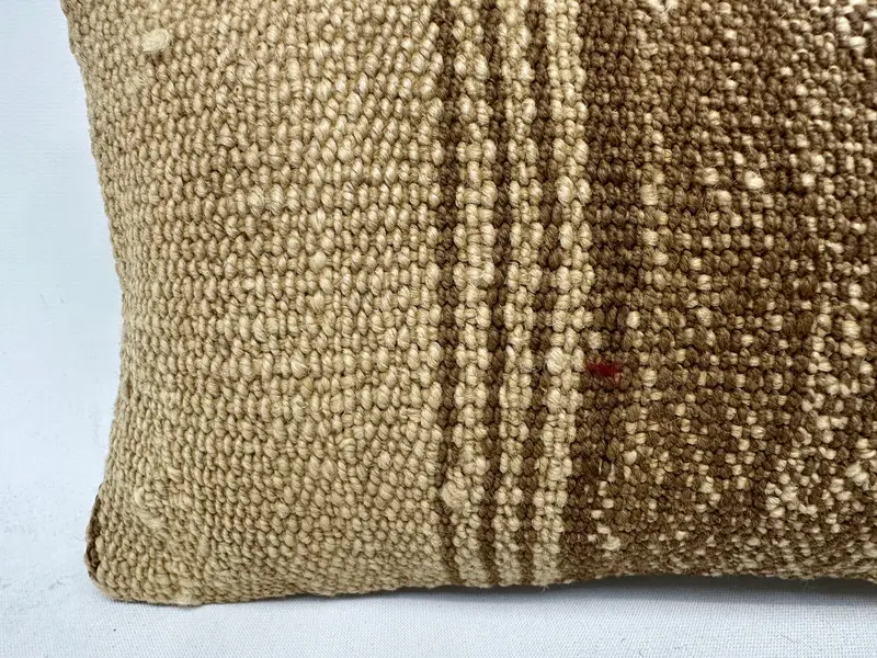 Muted Pillow Sham, 8x16 Beige Pillow Sham, Indoor Pillow Cover, Home Decor Pillow, Turkish Pillow, Pillow Case, Bed Pillow Case, Vintage Pillow - 2