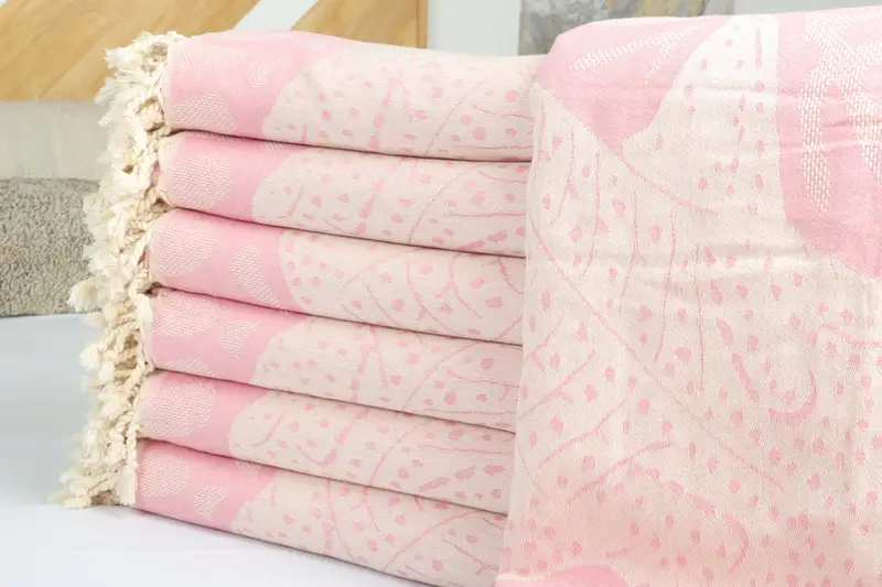 100x92 Cotton Whale Design Towel, Personalized Blanket, Bachelor Party Favors, Turkish Beach Blanket, Tablecloth, Boho Throw Blankets - 2