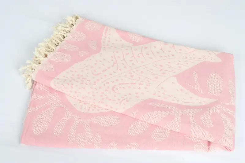 100x92 Cotton Whale Design Towel, Personalized Blanket, Bachelor Party Favors, Turkish Beach Blanket, Tablecloth, Boho Throw Blankets - 6