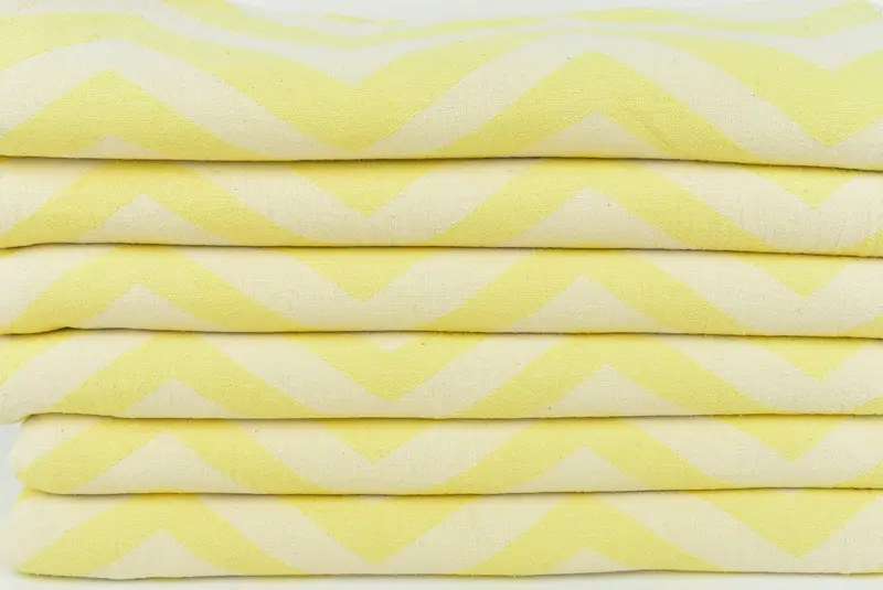 Monogram Turkish Towel, Spa Towel, 70x40 Cotton Zigzag Design Towel, Lightweight towel, Peshtemal, Fouta towel, Extra large Turkish bath towel - 4