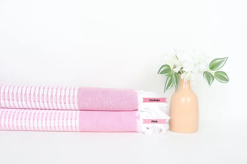 Wedding Gift, Valentines Day Gift, Summer Gift Ideas, Embroidery Towel, 70x40 Cotton Geometric Towel, Bachelorette Party Gifts, Lightweight towel - 1