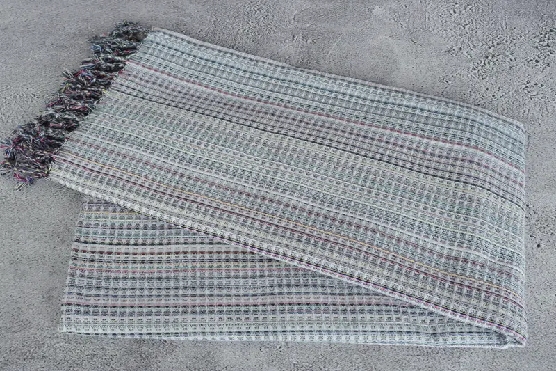 Sand-resistant towel, Custom Wedding Gifts, 70x40 Cotton Geometric Towel, Cotton towel, Turkish beach towel with fringe, Personalized Gift For Him - 6