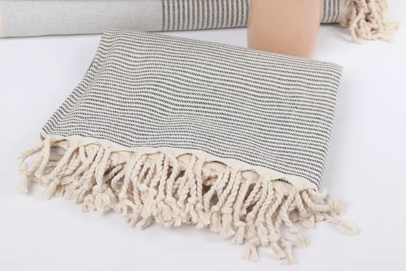 Personalized Turkish bath towel for home decor, Travel towel, Organic towel, 70x40 Cotton Striped Towel, Merry Christmas Gifts, Bridal Shower Favors - 5