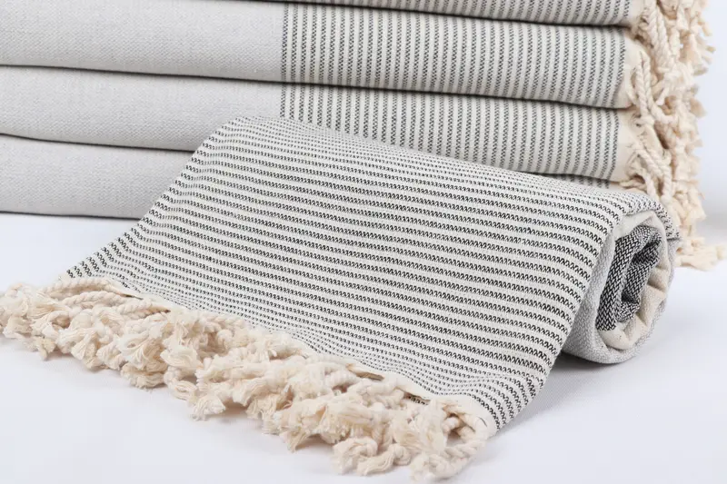 Personalized Turkish bath towel for home decor, Travel towel, Organic towel, 70x40 Cotton Striped Towel, Merry Christmas Gifts, Bridal Shower Favors - 4