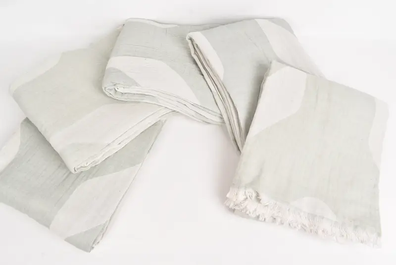 Bachelorette Large Towel, Bridal Shower Gift, Organic Throw, 96x84 Cotton Honeycomb Towel, Monogram Blanket, Embroidery Bedspread, Turkish Blanket - 4