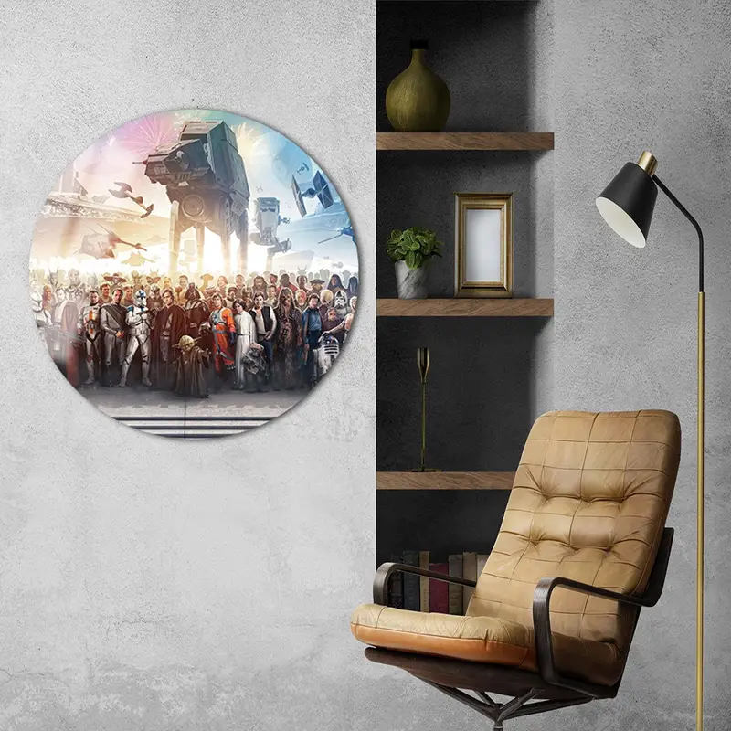 Elegante Star Wars-Leinwand: Perfekte Männerhöhlen-Dekoration